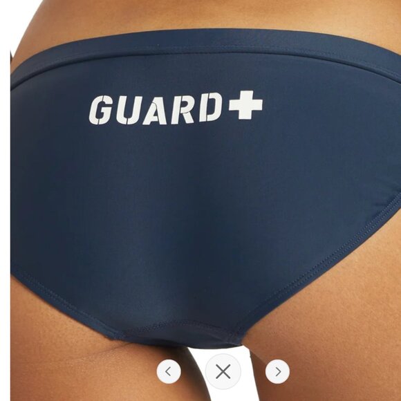 Navy Lifeguard Uniform Bikini Top and Bottom Set Size Large - Picture 4 of 7